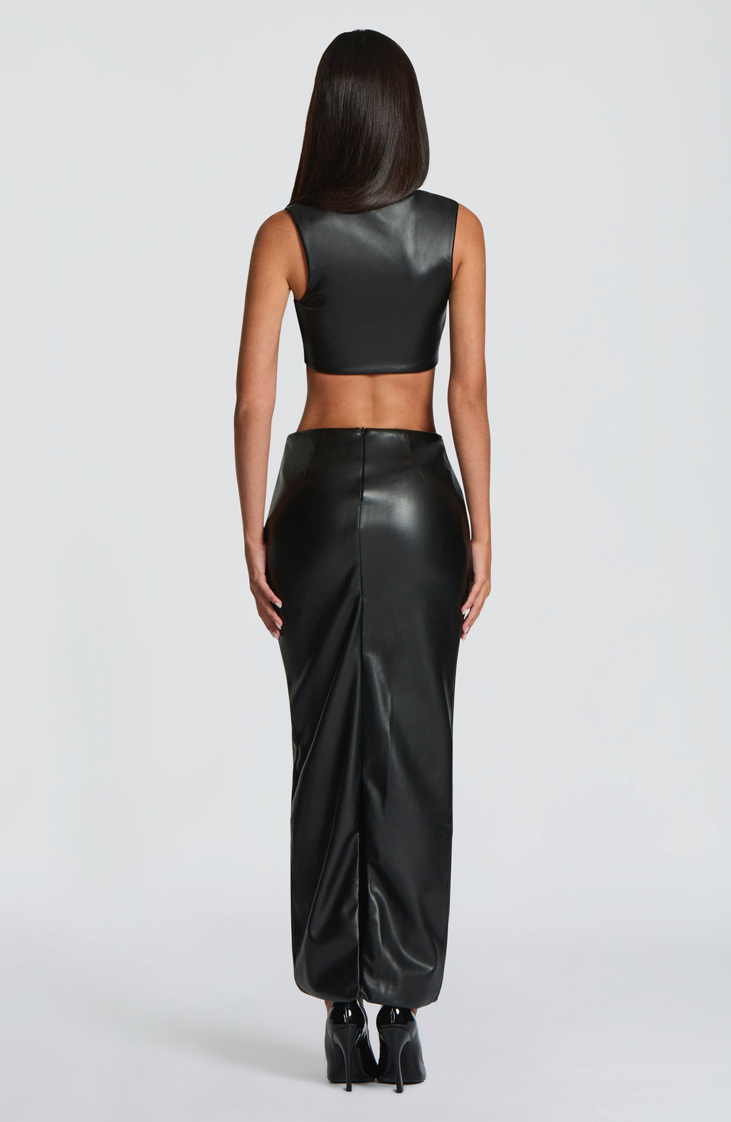 Odetta Maxi Skirt - Black - Napalia