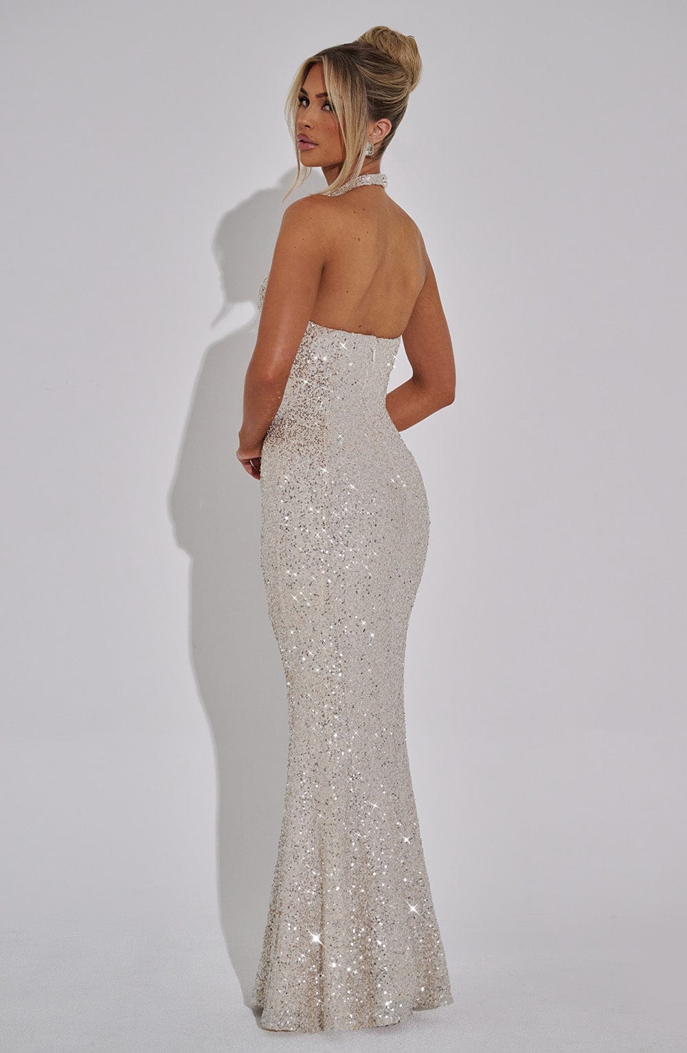 Odette Maxi Dress - Champagne - Napalia