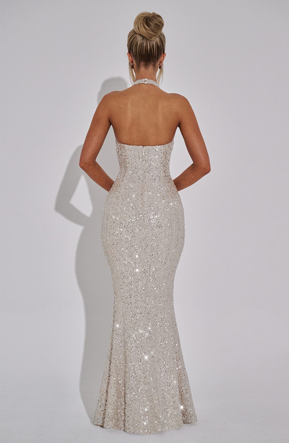 Odette Maxi Dress - Champagne - Napalia