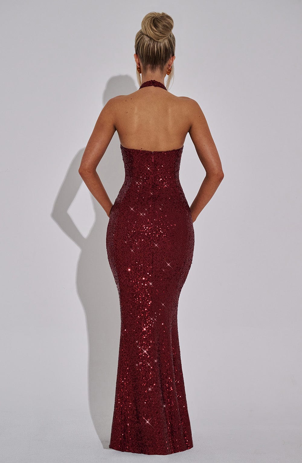 Odette Maxi Dress - Wine - Napalia