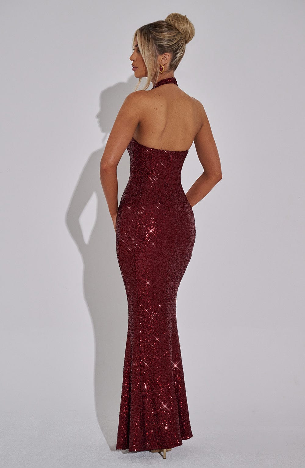 Odette Maxi Dress - Wine - Napalia