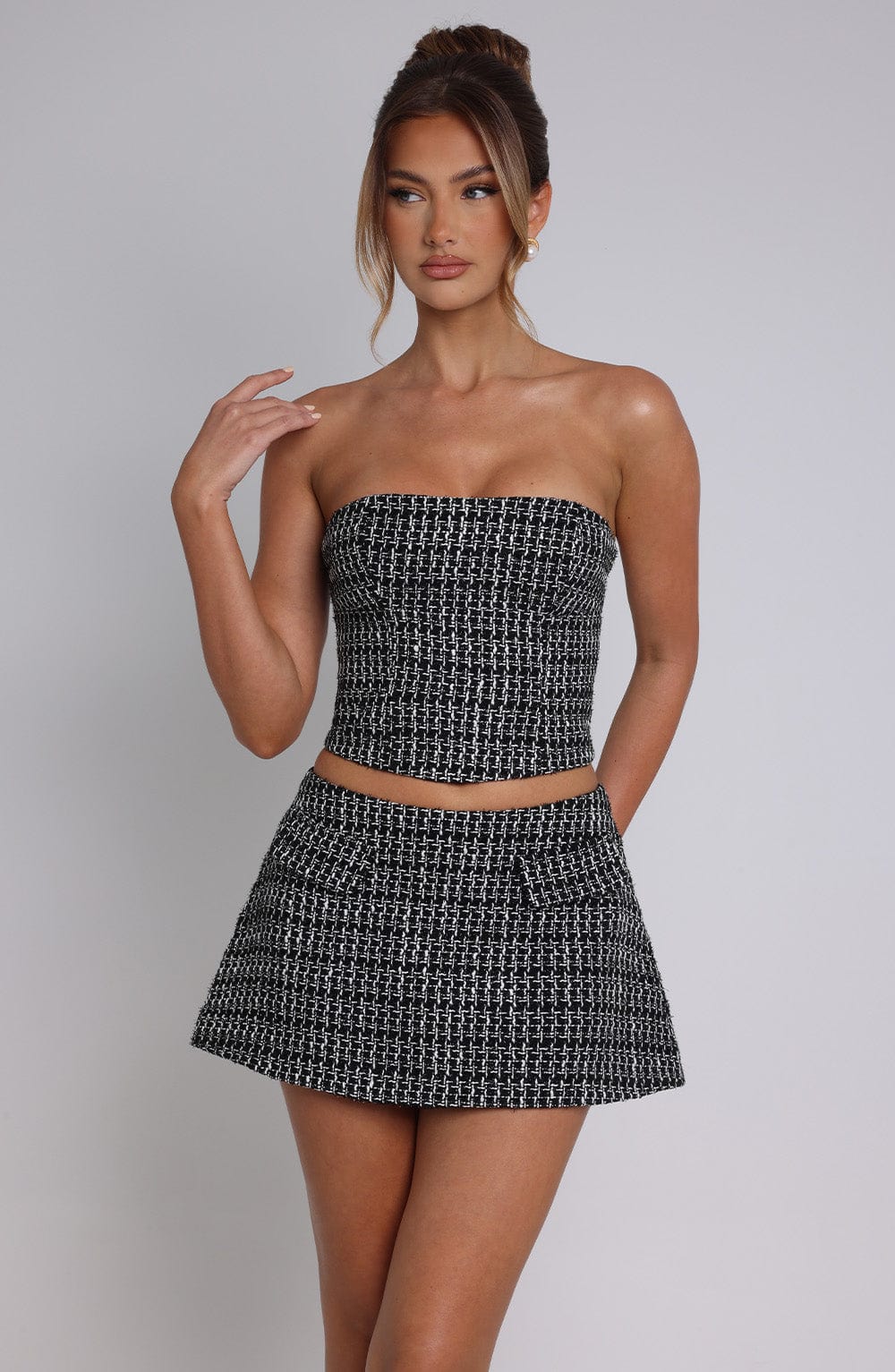 Olina Top - Black/White - Napalia