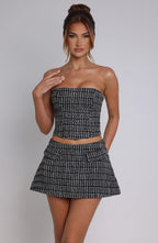 Olina Top - Black/White - Napalia
