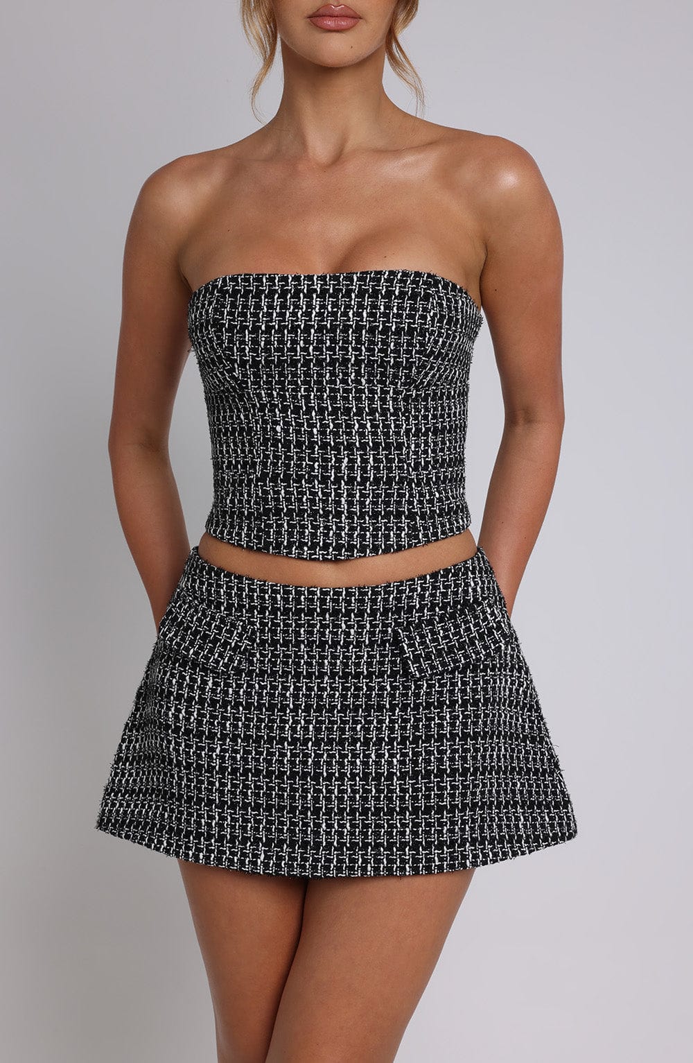 Olina Top - Black/White - Napalia