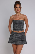 Olina Top - Black/White - Napalia