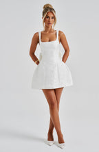 Orla Mini Dress - Ivory - Napalia