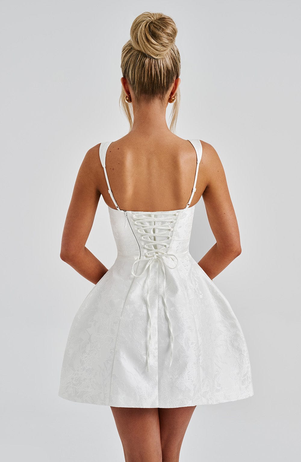 Orla Mini Dress - Ivory - Napalia