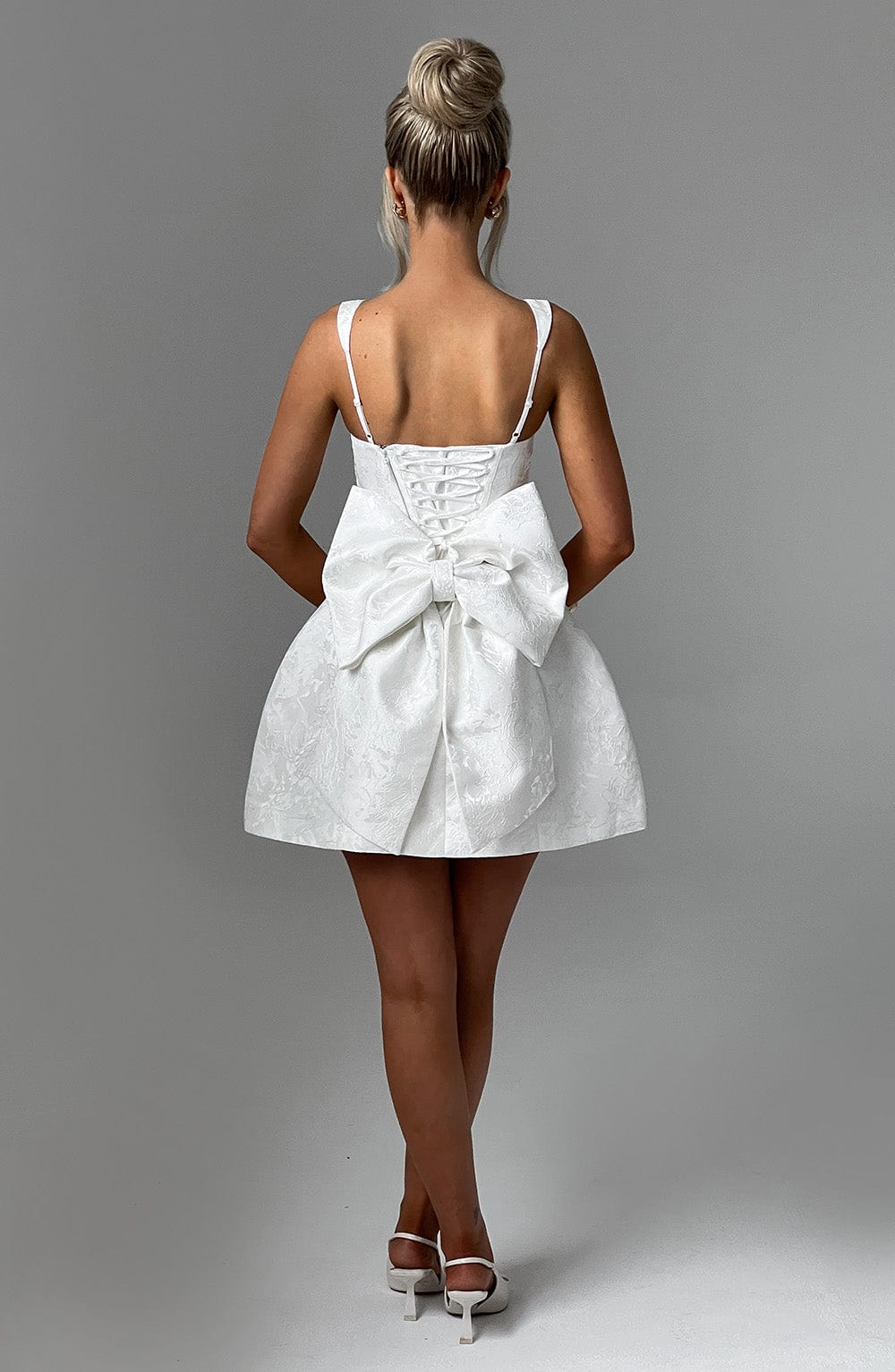 Orla Mini Dress - Ivory - Napalia
