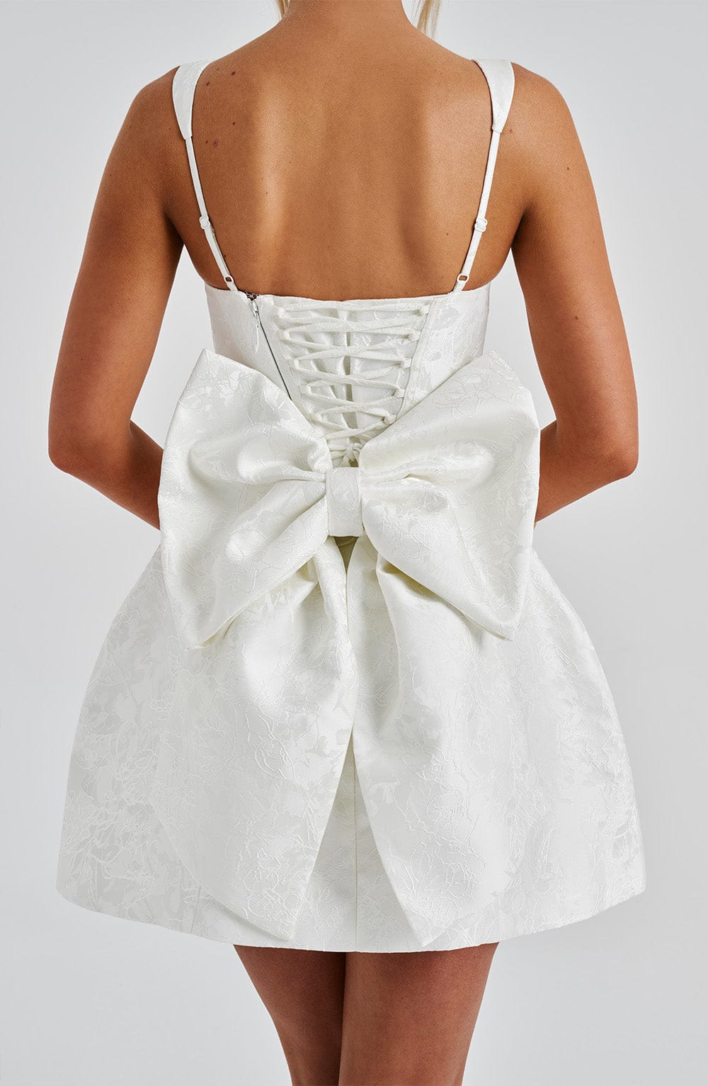 Orla Mini Dress - Ivory - Napalia