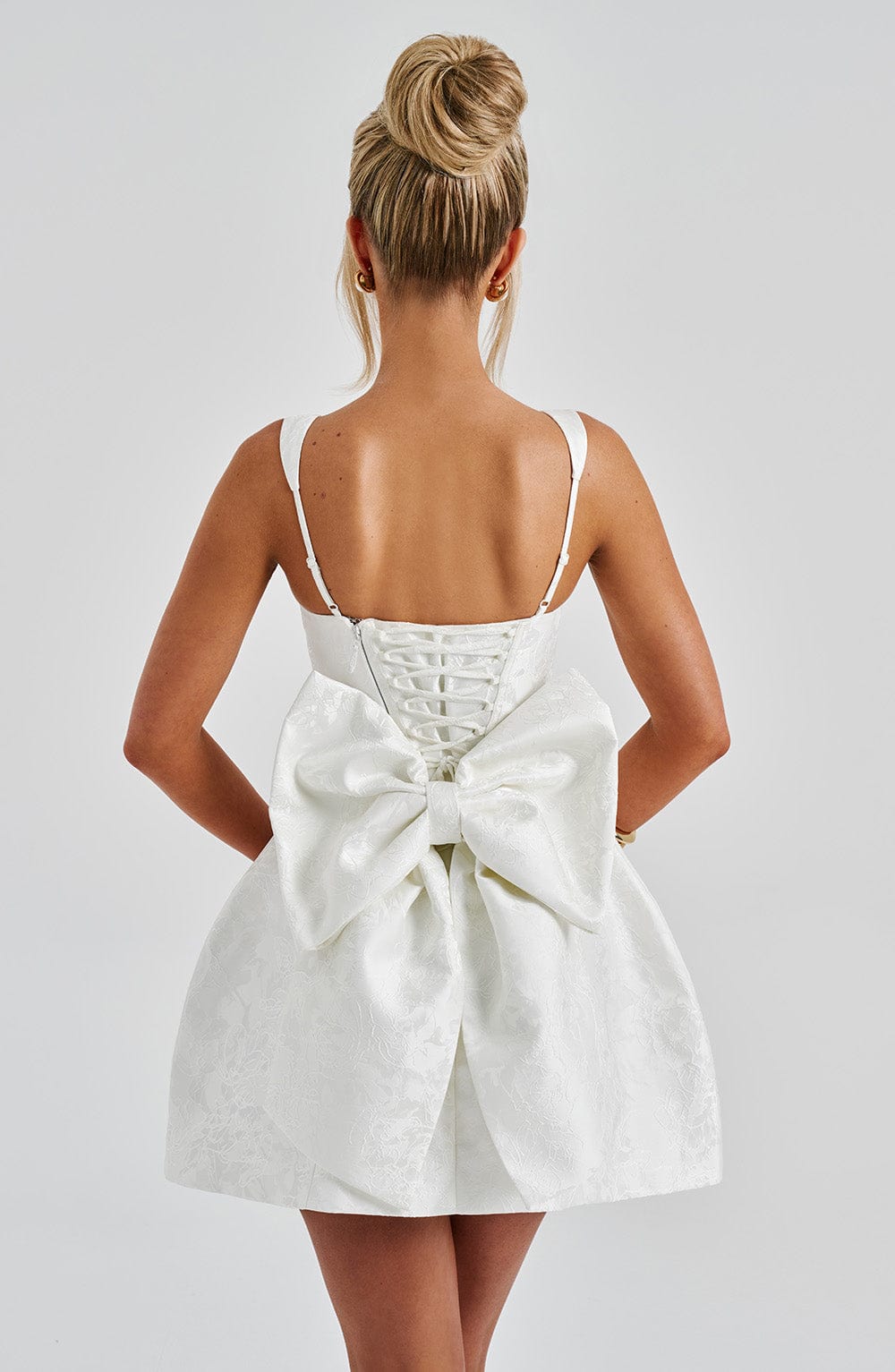 Orla Mini Dress - Ivory - Napalia