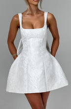 Orla Mini Dress - Ivory - Napalia
