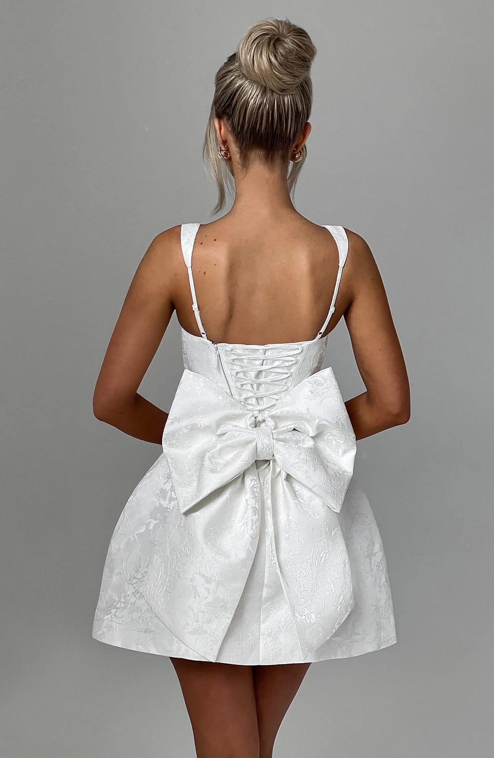 Orla Mini Dress - Ivory - Napalia