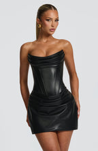 Palmer Mini Dress - Black - Napalia