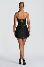 Palmer Mini Dress - Black - Napalia