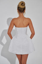 Paloma Mini Dress - Ivory - Napalia