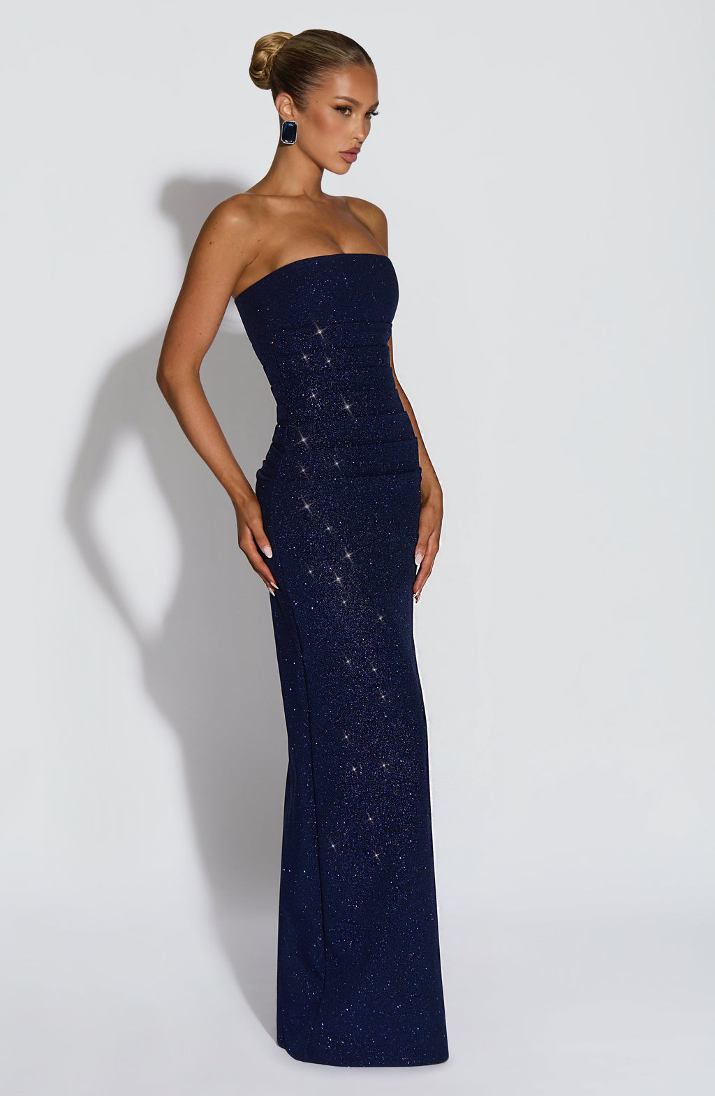 Pandra Maxi Dress - Navy Sparkle - Napalia