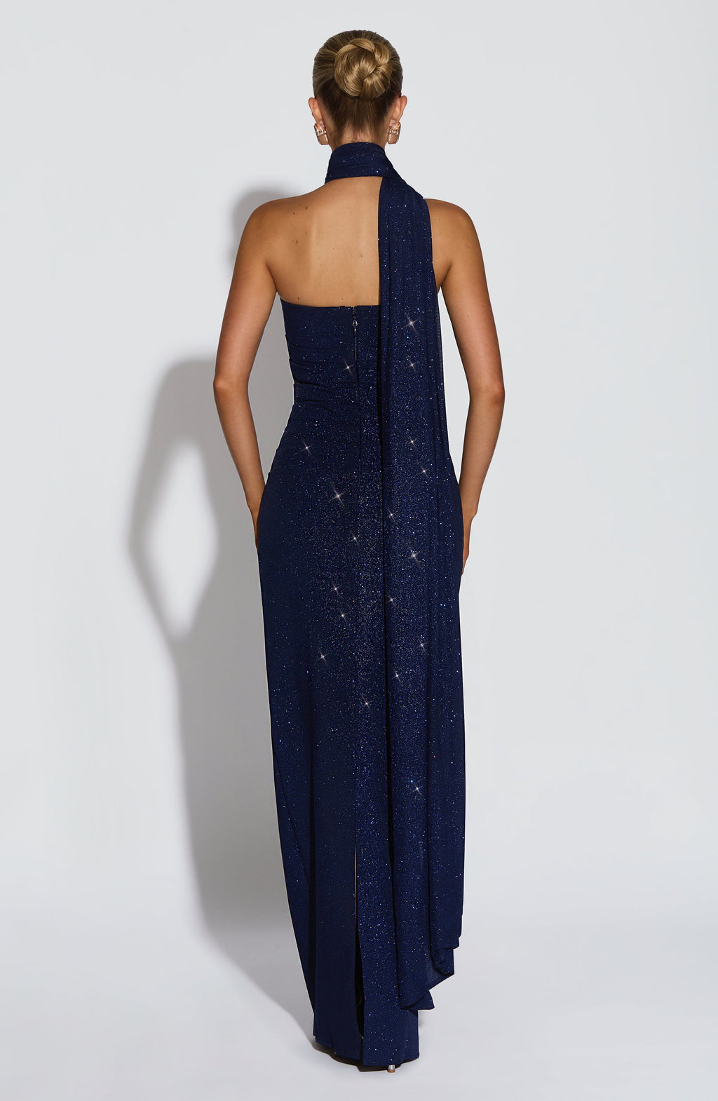 Pandra Maxi Dress - Navy Sparkle - Napalia