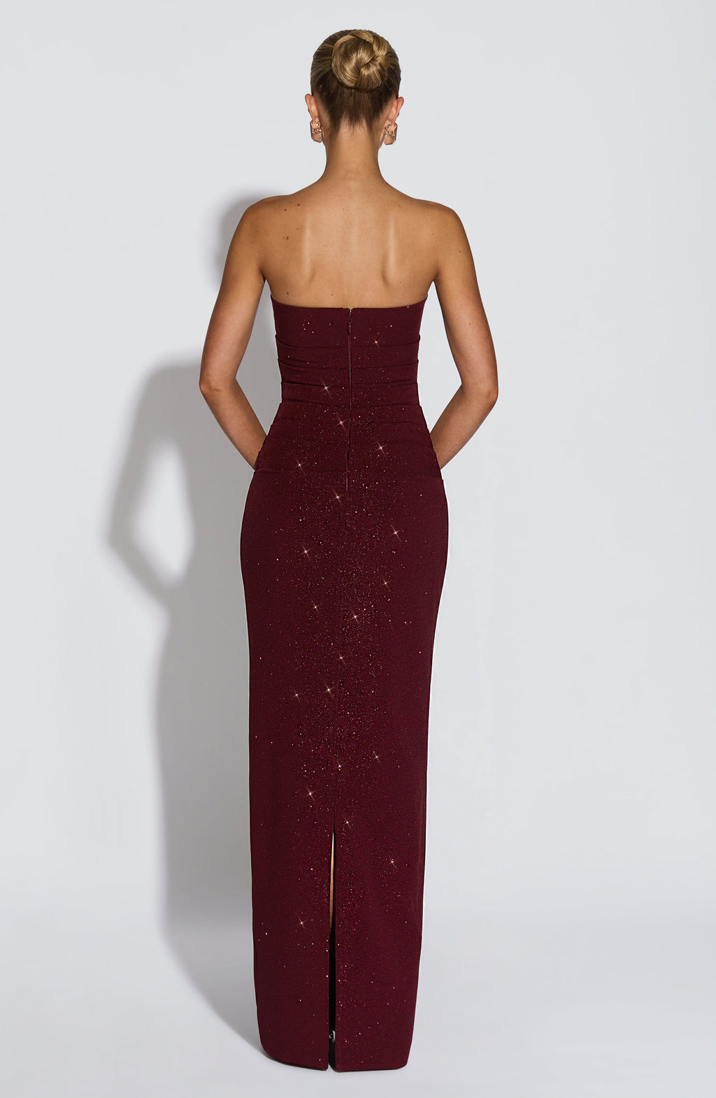 Pandra Maxi Dress - Wine Sparkle - Napalia