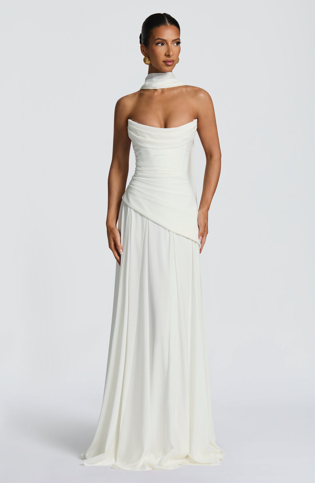 Patricia Maxi Dress - Ivory - Napalia