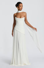 Patricia Maxi Dress - Ivory - Napalia