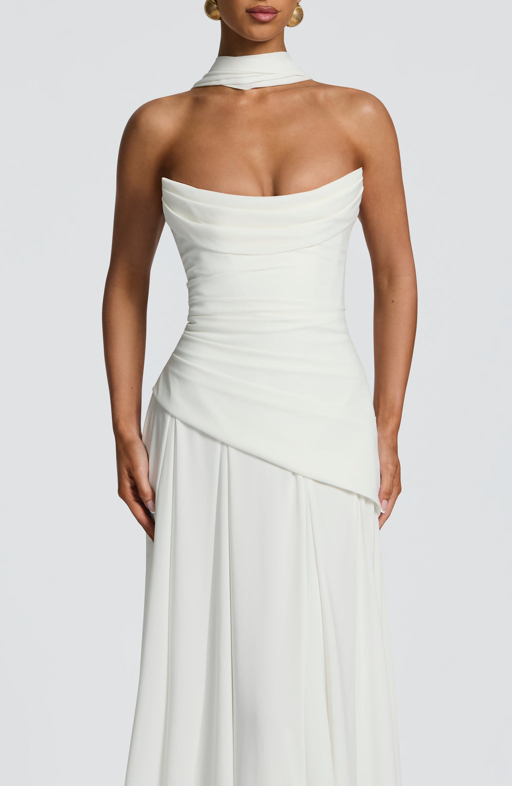 Patricia Maxi Dress - Ivory - Napalia