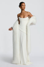 Patricia Maxi Dress - Ivory - Napalia