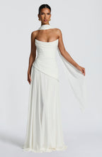 Patricia Maxi Dress - Ivory - Napalia
