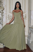 Patricia Maxi Dress - Sage - Napalia