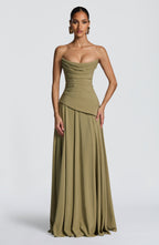 Patricia Maxi Dress - Sage - Napalia