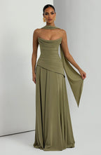Patricia Maxi Dress - Sage - Napalia