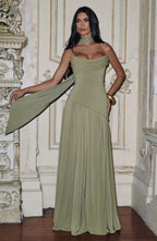 Patricia Maxi Dress - Sage - Napalia