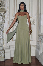 Patricia Maxi Dress - Sage - Napalia