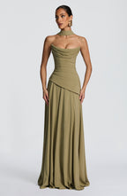 Patricia Maxi Dress - Sage - Napalia