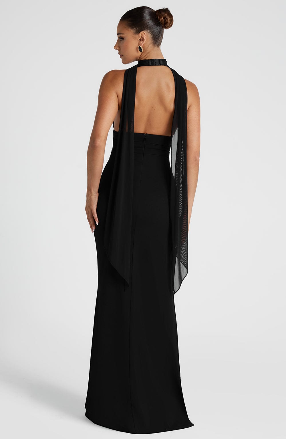 Paulina Maxi Dress - Black - Napalia