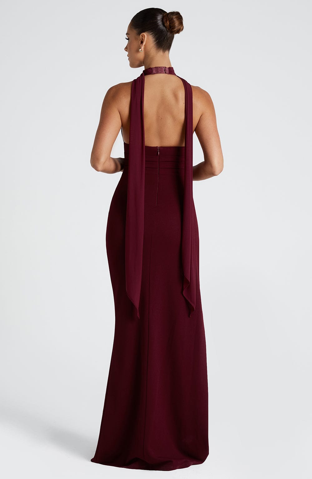 Paulina Maxi Dress - Cherry Lacquer - Napalia