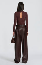 Pearson Bodysuit - Plum Brown - Napalia
