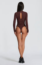 Pearson Bodysuit - Plum Brown - Napalia