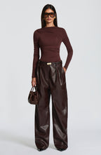 Pearson Bodysuit - Plum Brown - Napalia