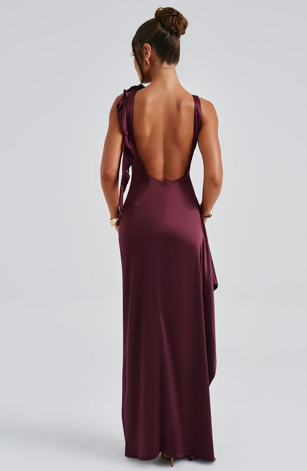 Peggy Maxi Dress - Cherry Lacquer - Napalia