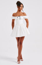 Penelope Mini Dress - Black/White - Napalia