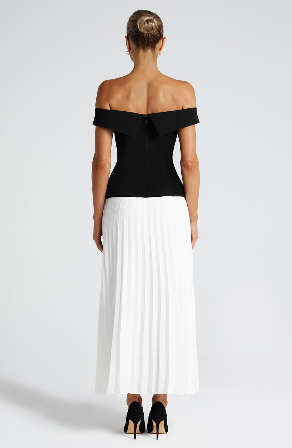 Penny Midi Skirt - Ivory - Napalia