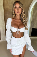 Perla Top - White - Napalia