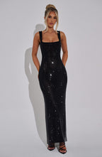 Petra Maxi Dress - Black - Napalia