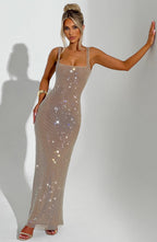 Petra Maxi Dress - Gold - Napalia