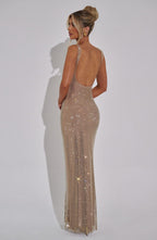 Petra Maxi Dress - Gold - Napalia