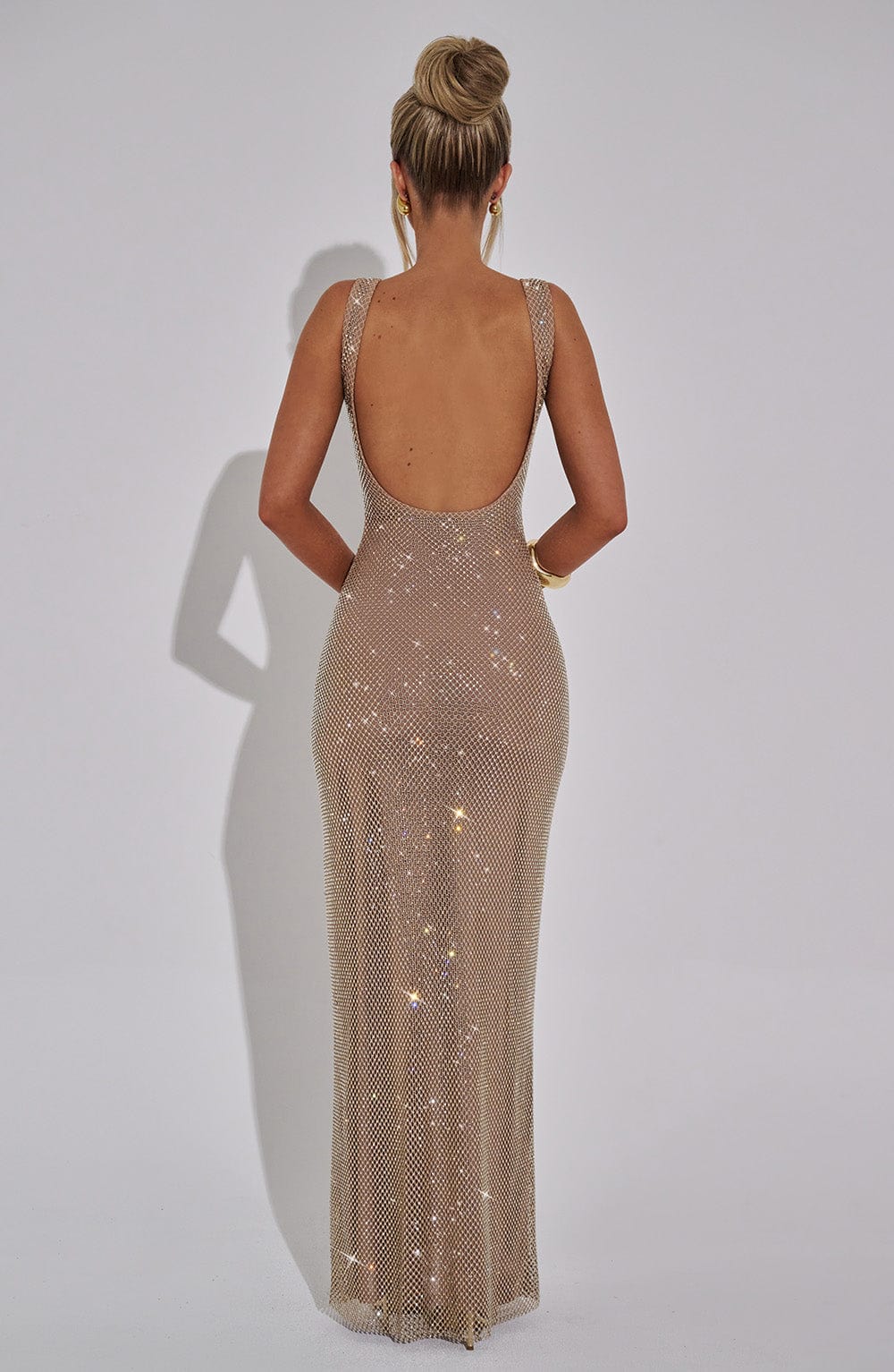 Petra Maxi Dress - Gold - Napalia