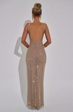 Petra Maxi Dress - Gold - Napalia