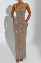 Petra Maxi Dress - Gold - Napalia