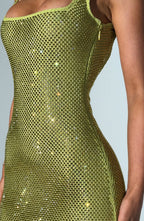 Petra maxi Dress - Olive - Napalia