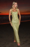 Petra maxi Dress - Olive - Napalia